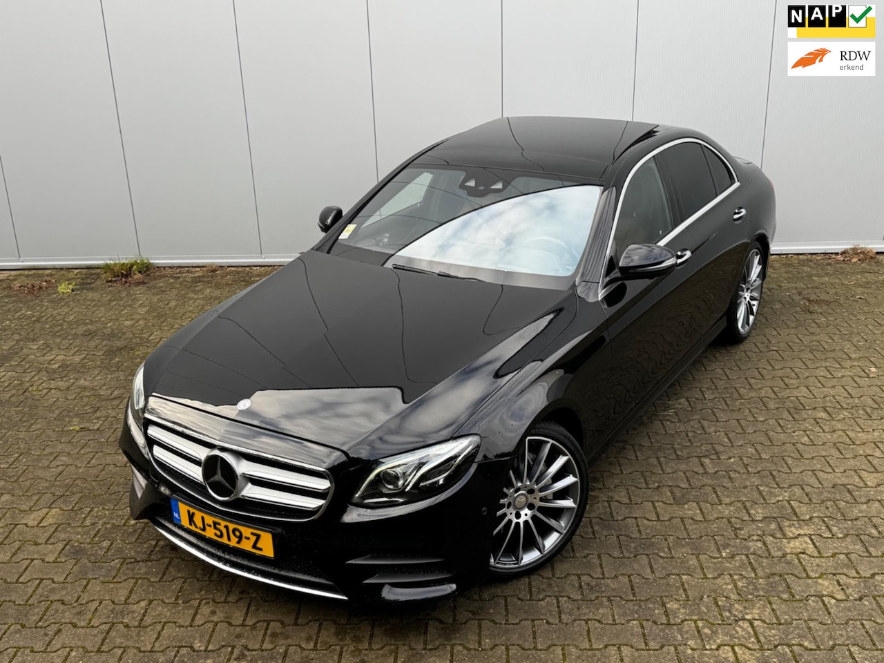 Mercedes-Benz E-klasse - E200 PRESTIGE PLUS AMG PANORAMADAK LUCHTVERING DAB+ 360 CAMERA AMBIANCE NAPPA LEDER BURMES - AutoWereld.nl