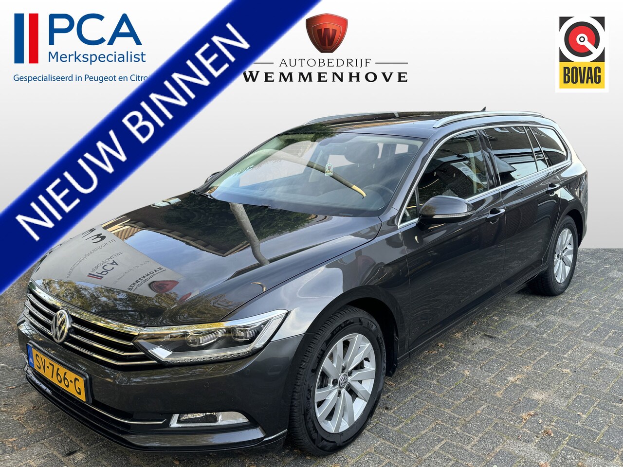 Volkswagen Passat Variant - 1.6 TDI Comfortline Business Automaat/Airco-Ecc/Alu wielen/Navigatie/CV/El.Ramen - AutoWereld.nl