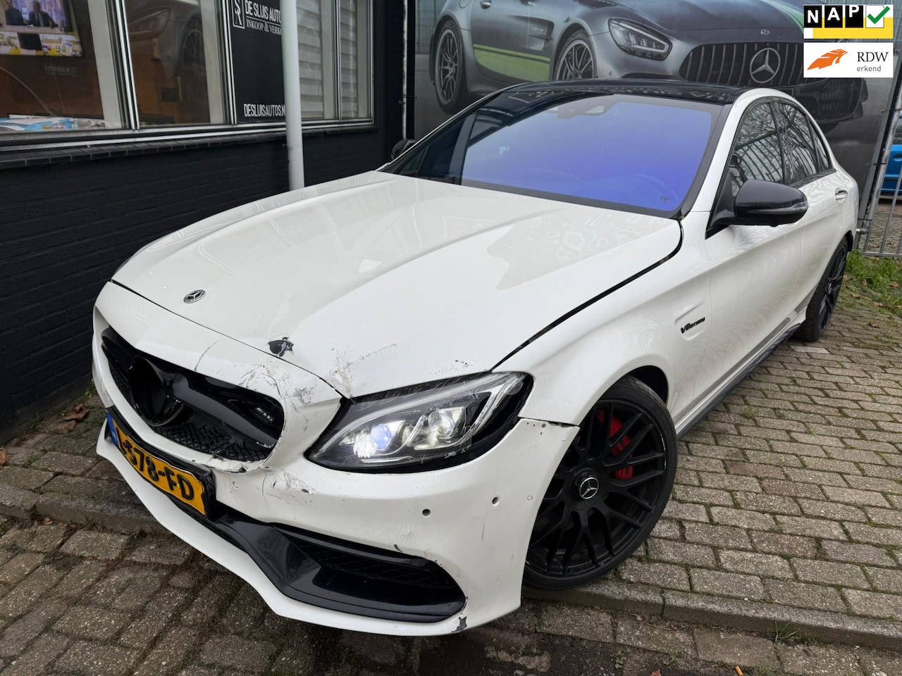 Mercedes-Benz C-klasse - AMG 63 S 510PK Schade - AutoWereld.nl