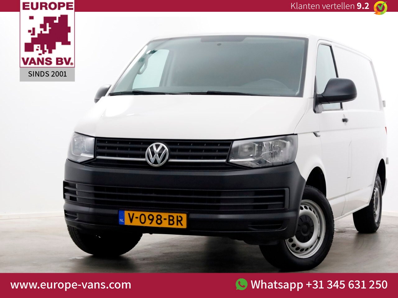 Volkswagen Transporter - T6 2.0 TDI 102pk E6 L1H1 Airco/Cruise 02-2017 - AutoWereld.nl