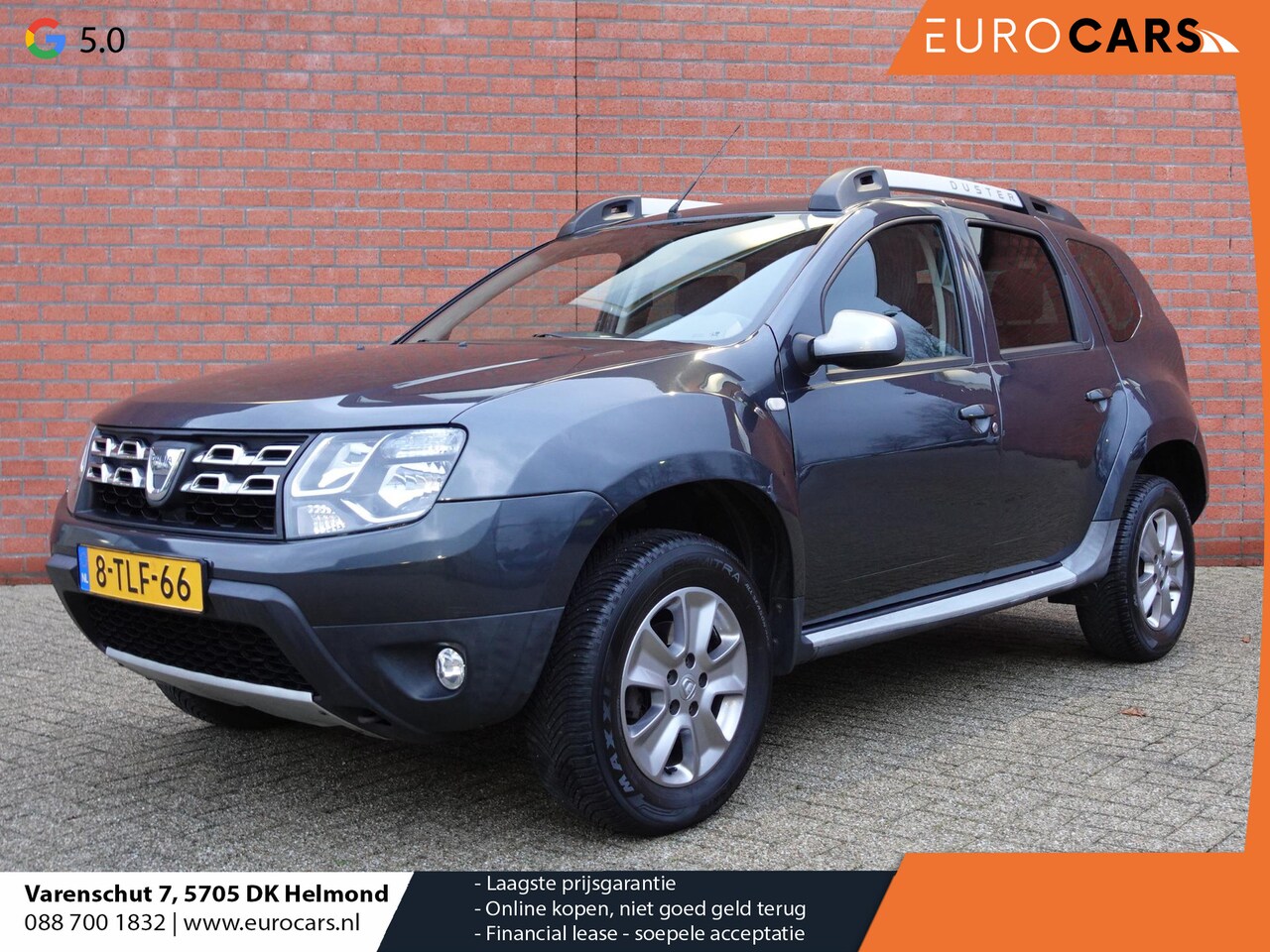 Dacia Duster - 1.2 TCe 4x2 Prestige Navigatie Parkeersensoren achter Cruise Control Leder Airco - AutoWereld.nl