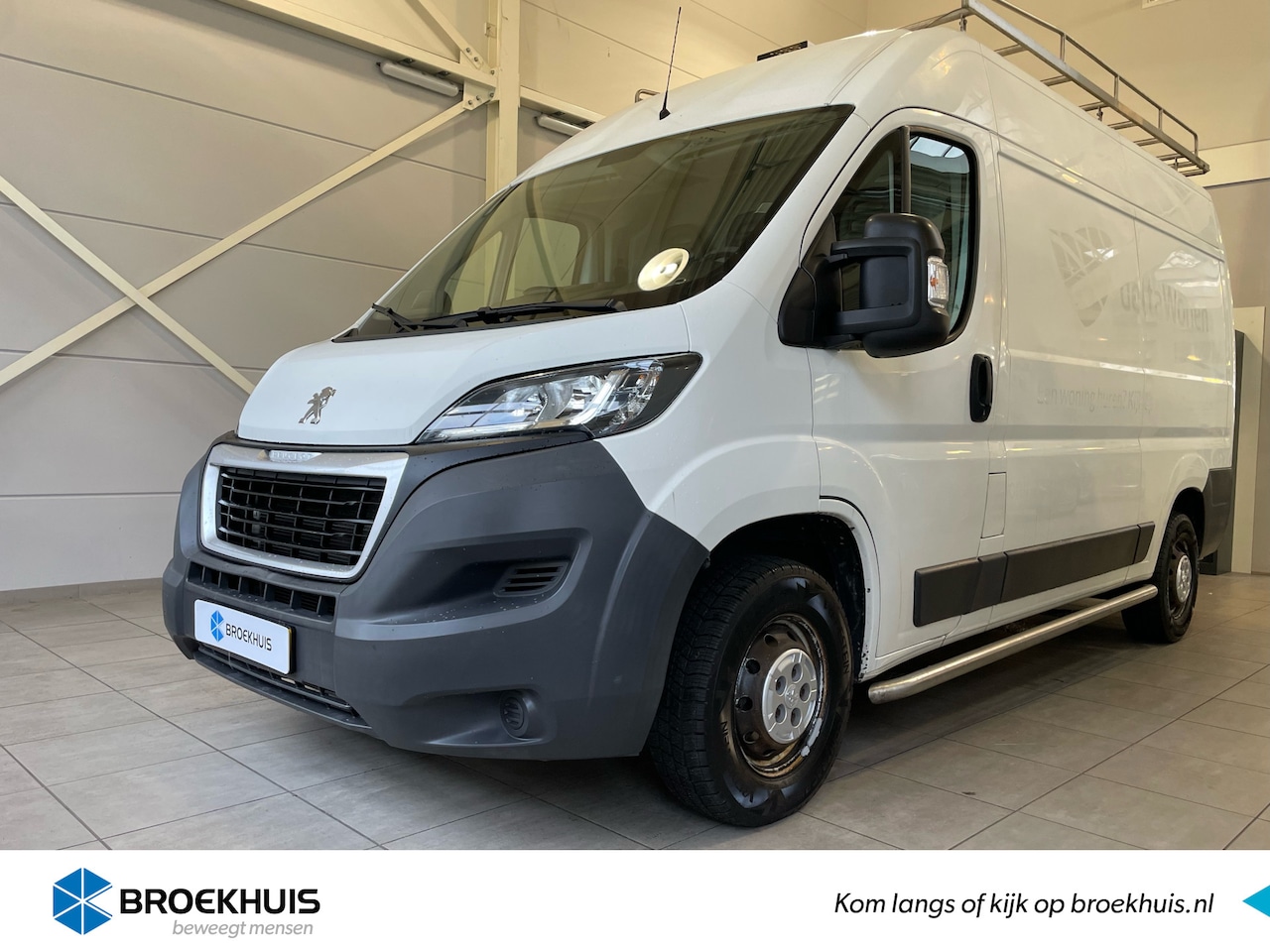 Peugeot Boxer - 333 2.2 HDI L2H2 | Imperiaal + ladder | Camera | Cruise | Airco - AutoWereld.nl