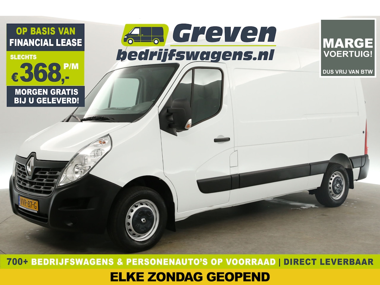 Renault Master - T33 2.3 dCi L2H2 | MARGE! | 130PK Airco Cruise 3 Persoons Elektrpakket Schuifdeur Trekhaak - AutoWereld.nl