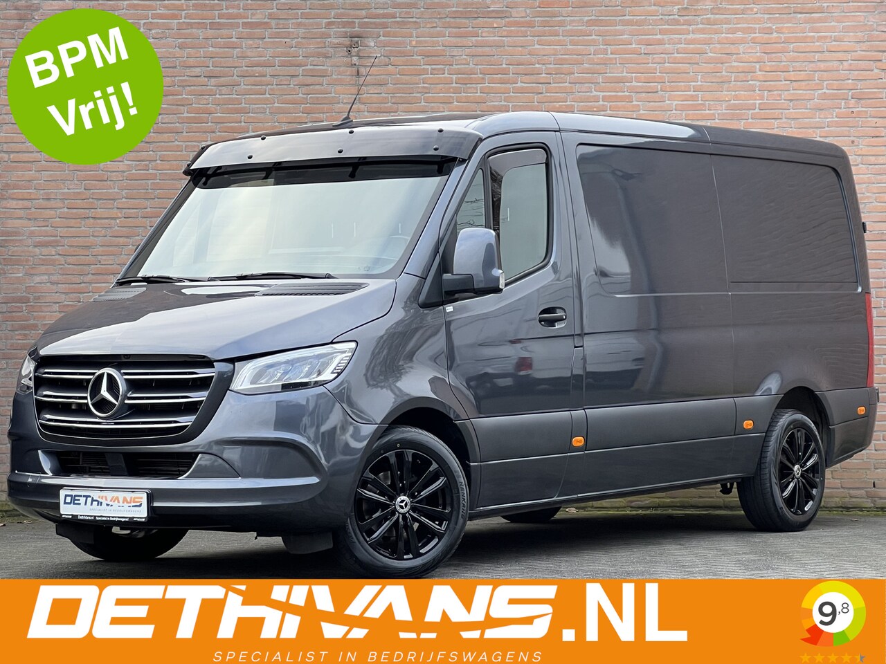 Mercedes-Benz Sprinter - 319CDI 190PK Lang/Laag / M-Bux / Led / Camera - AutoWereld.nl