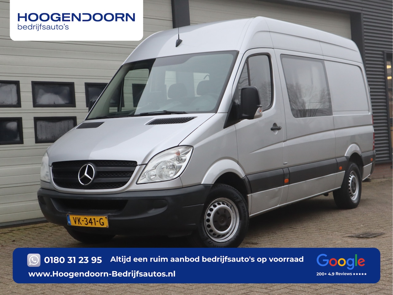 Mercedes-Benz Sprinter - 313 CDI Automaat Euro 5 DC 7 pers. - Trekhaak 2,8t KG - AutoWereld.nl