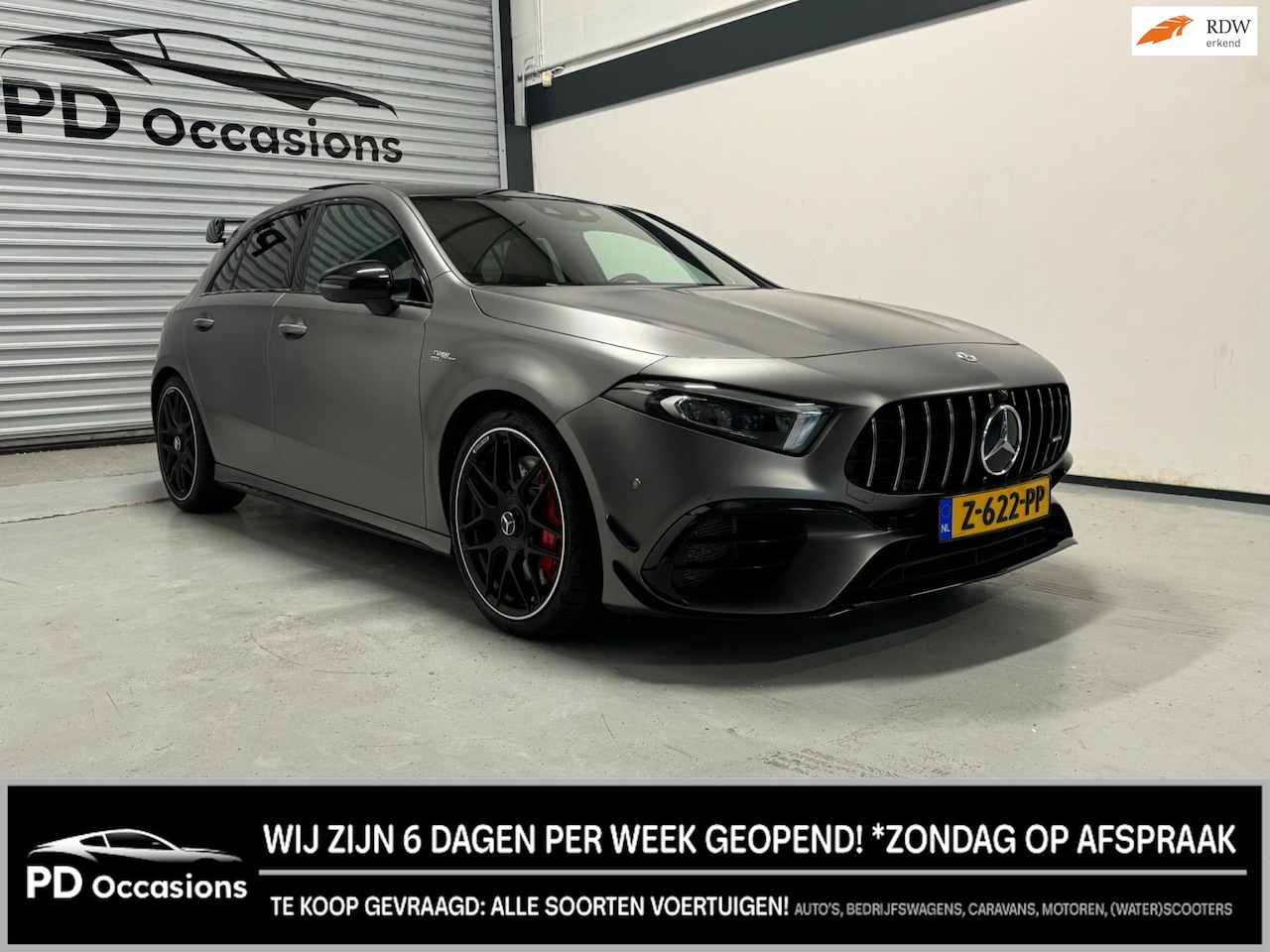 Mercedes-Benz A-klasse - AMG 45 S 4MATIC+ 421PK - Kuip Stoelen - Pano - AutoWereld.nl