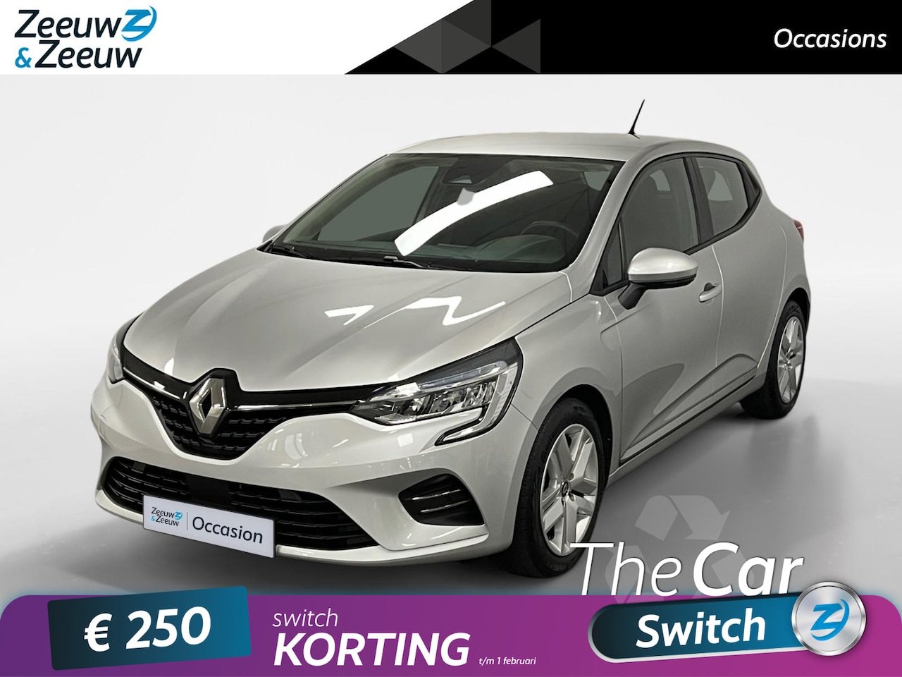 Renault Clio - 1.0 TCe Zen Airco cruise controle apple carplay android auto dealer onderhouden 5 deurs ze - AutoWereld.nl