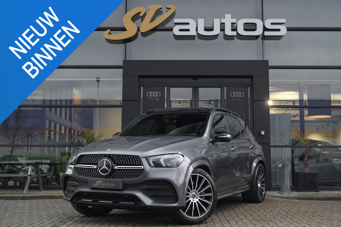 Mercedes-Benz GLE-Klasse - GLE350de 320pk AMG Hybrid Panoramadak Night pakket Burmester *BTW* Trekhaak Widescreen 22" - AutoWereld.nl