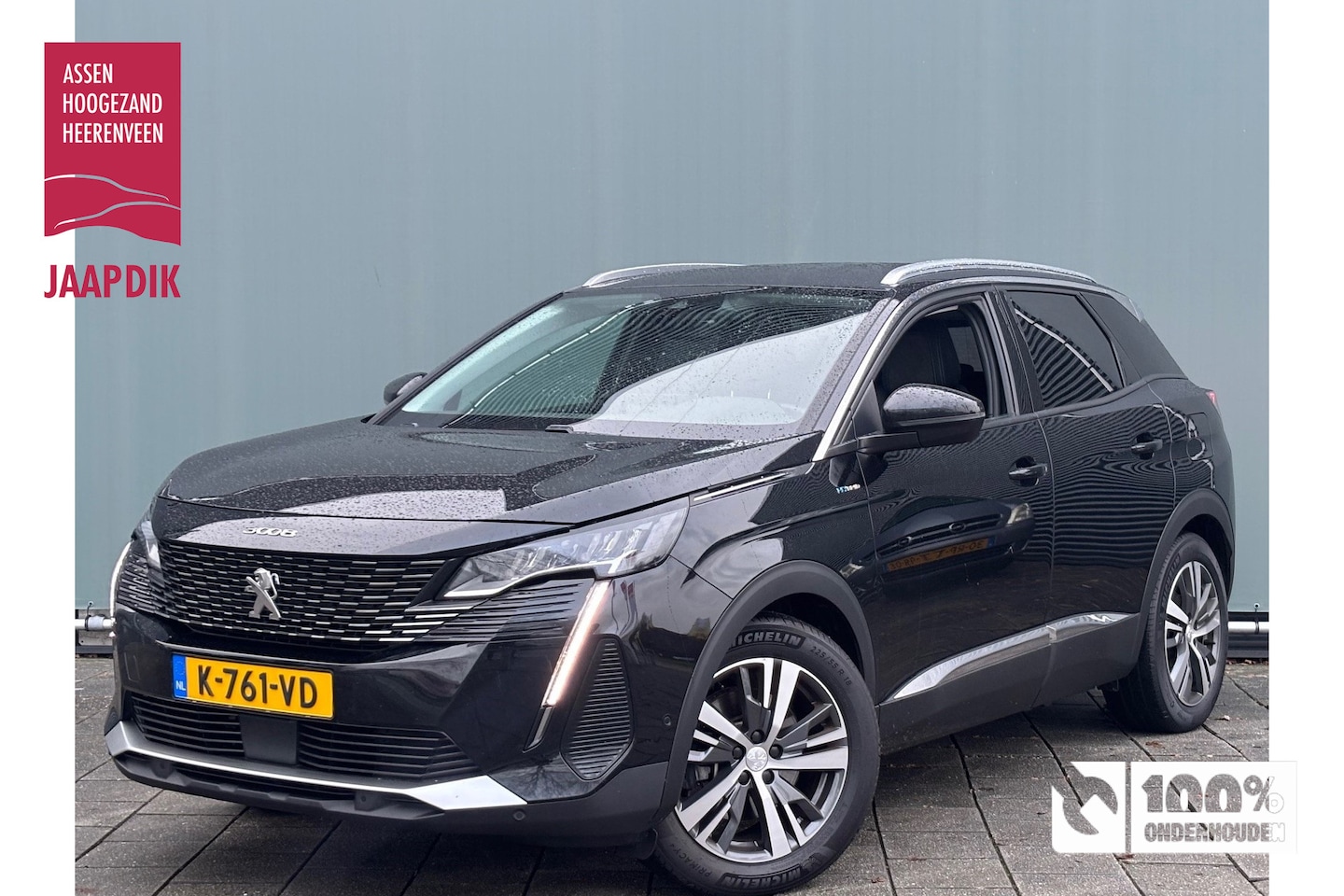 Peugeot 3008 - BWJ 2021 | 1.6 HYBRID 225 PK Allure AUTOMAAT | CLIMA | 360 CAMERA | NAVI | STOELVERW | - AutoWereld.nl