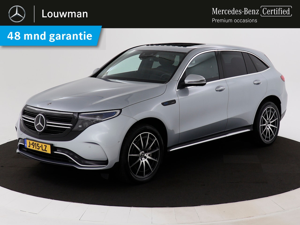 Mercedes-Benz EQC - 400 4MATIC Business Solution AMG 80 kWh | Schuifdak | Distronic | DAB | Keyless go | Inclu - AutoWereld.nl