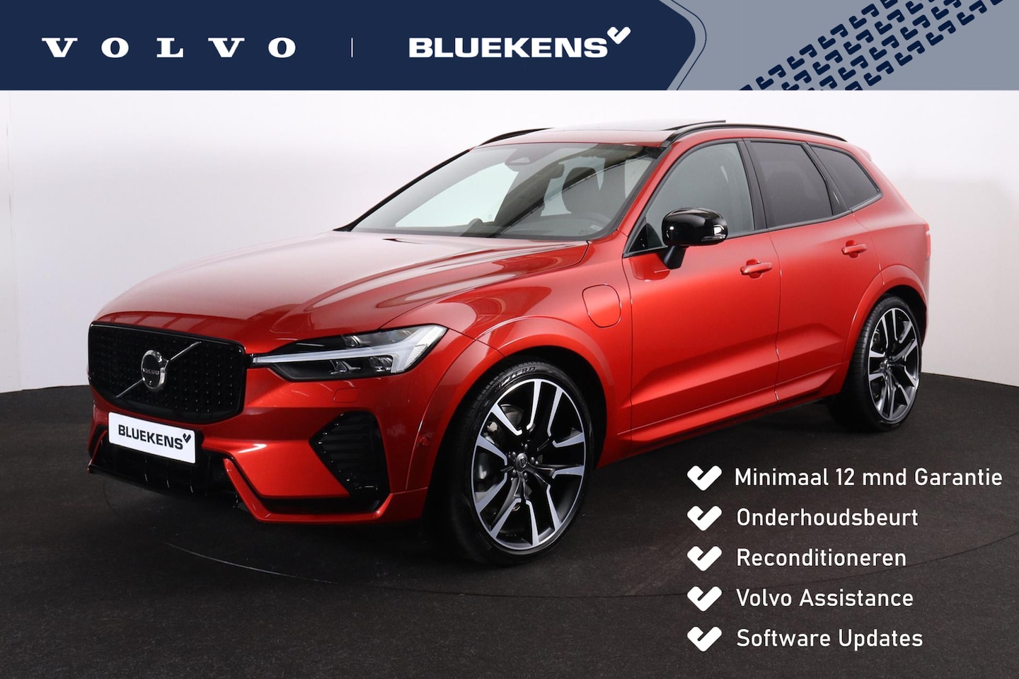 Volvo XC60 - T6 Plug-in hybrid AWD Ultimate Dark - LONG RANGE - Luchtvering - Panorama/schuifdak - Inte - AutoWereld.nl