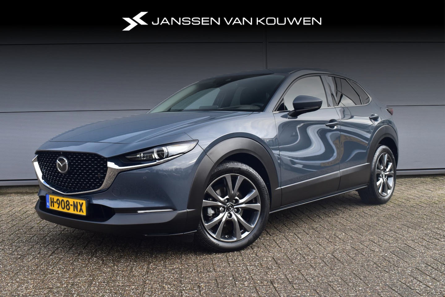 Mazda CX-30 - 2.0 e-SkyActiv-X M Hybrid Luxury Leder Stuur-Stoelverwarming Navi 360-Camera - AutoWereld.nl