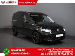 Volkswagen Caddy Cargo Maxi - 2.0 TDI Black Edition 125 pk Aut. Leder/ Adapt. Cruise/ Virtual Cockpit/ Standkachel/ LED/