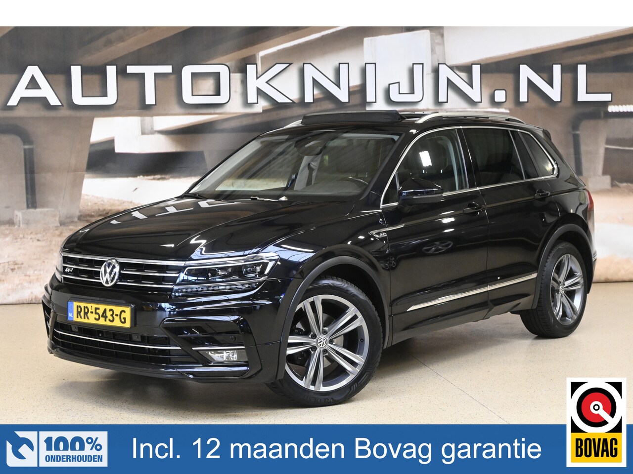 Volkswagen Tiguan - 1.4 TSI 150pk Highline | NL-auto |  Panoramadak | Trekhaak | 100% (Dealer) onderhouden lab - AutoWereld.nl