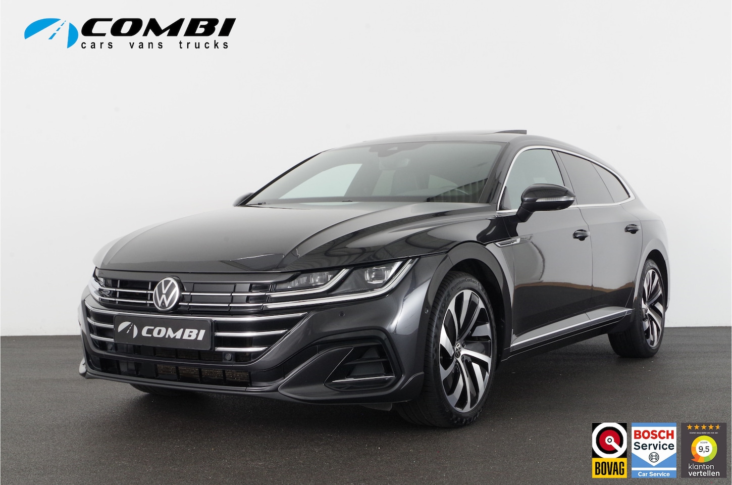 Volkswagen Arteon Shooting Brake - 1.4 TSI eHybrid R-Line Business+ > Pano.schuif/Leer/360°camera/Memory/Mangan Grey/ Full R- - AutoWereld.nl