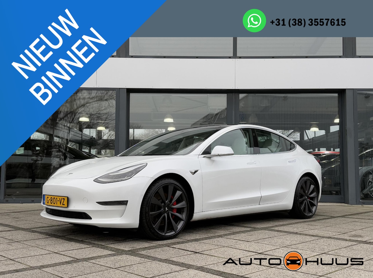 Tesla Model 3 - Performance AWD Dual Autopilot Leder 20 Inch - AutoWereld.nl