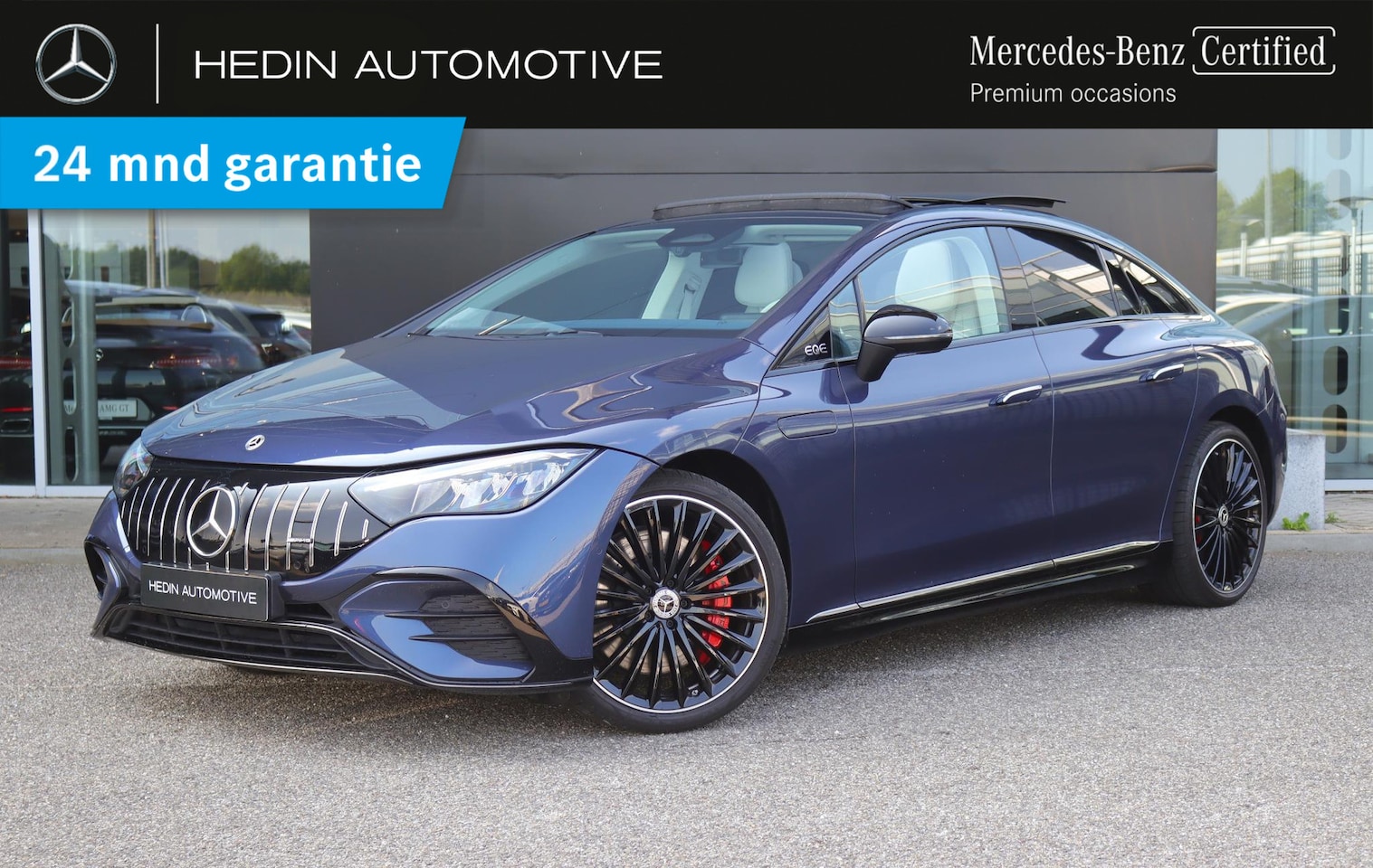 Mercedes-Benz EQE - EQE 350+ AMG Line | Nightpakket | Distronic | Airmatic | Panoramadak | Burmester 3D Audio - AutoWereld.nl