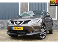 Nissan Qashqai - 1.2 Tekna Rijklaarprijs-Garantie Leder Panorama dak Navigatie trekhaak airco