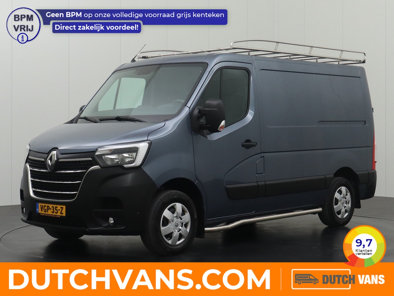 Renault Master - 2.3DCi 135PK Navigatie | Camera | Imperiaal | Trekhaak | Betimmering | 3-Persoons | Gate L - AutoWereld.nl