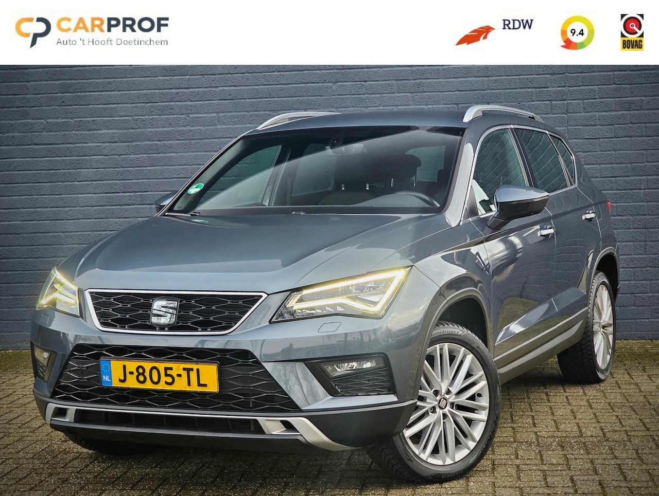 Seat Ateca - 1.5 TSI FR Business Intense / ADAPT. CRUISE / CARPLAY / TREKHAAK - AutoWereld.nl