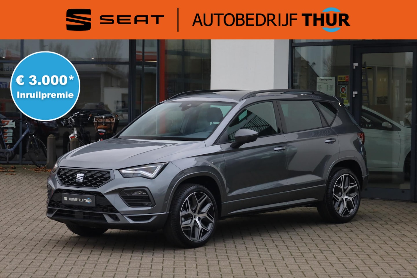 Seat Ateca - 1.5 TSI FR Business Intense 150PK / 110kW DSG, Dodehoeksensor (side assist), achteruitrijc - AutoWereld.nl