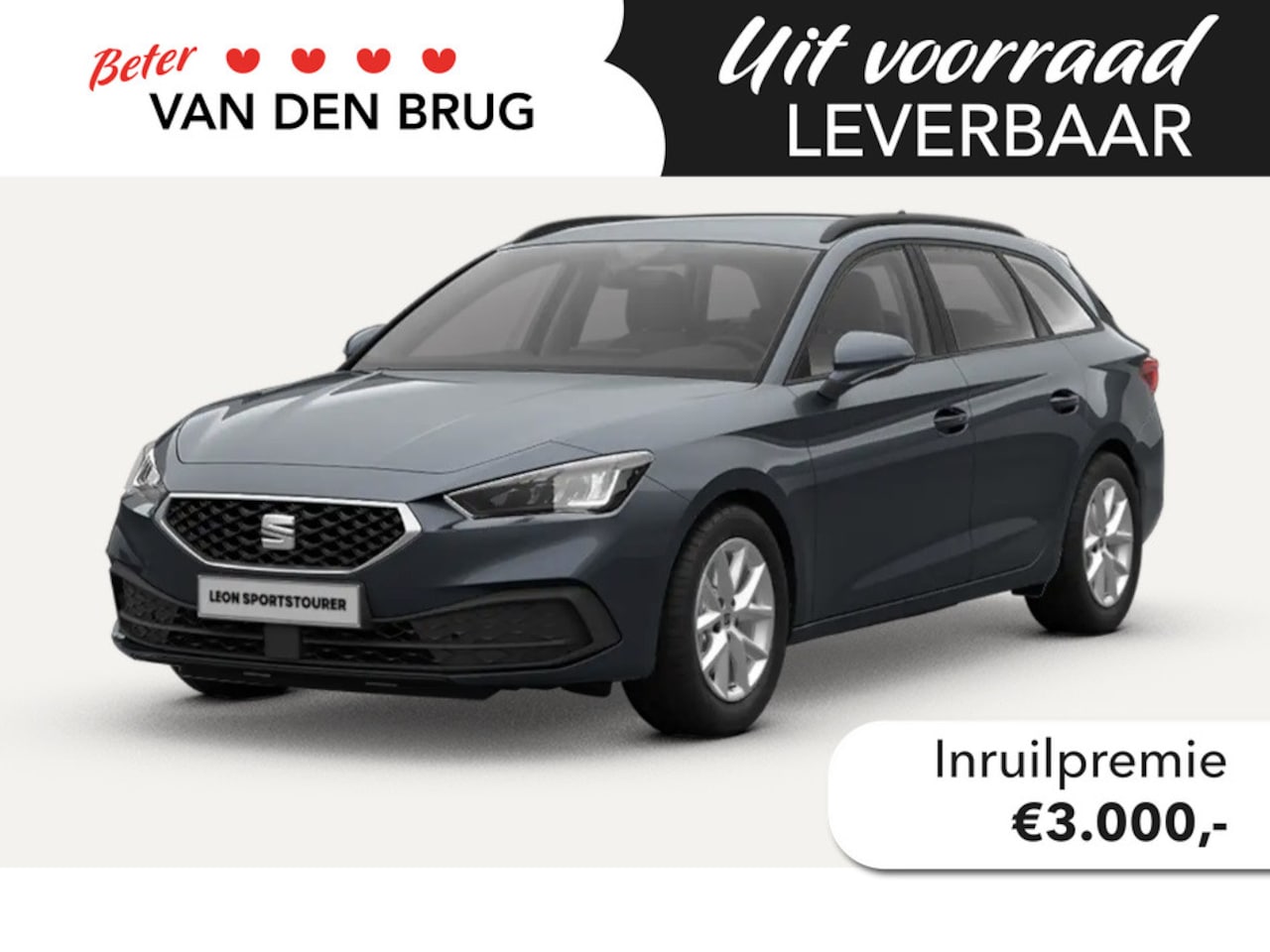 Seat Leon Sportstourer - 1.5 TSI 115pk Style | Draadloze Apple CarPlay™ & Android Auto™ | Parkeersensoren | Virtual - AutoWereld.nl