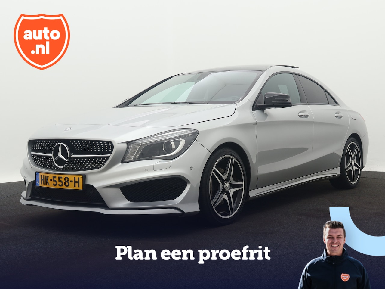 Mercedes-Benz CLA-Klasse - 180 Ambition Panoramadak | AMG-Line | Navigatie | 18" LM velgen | Parkeersensoren | - AutoWereld.nl