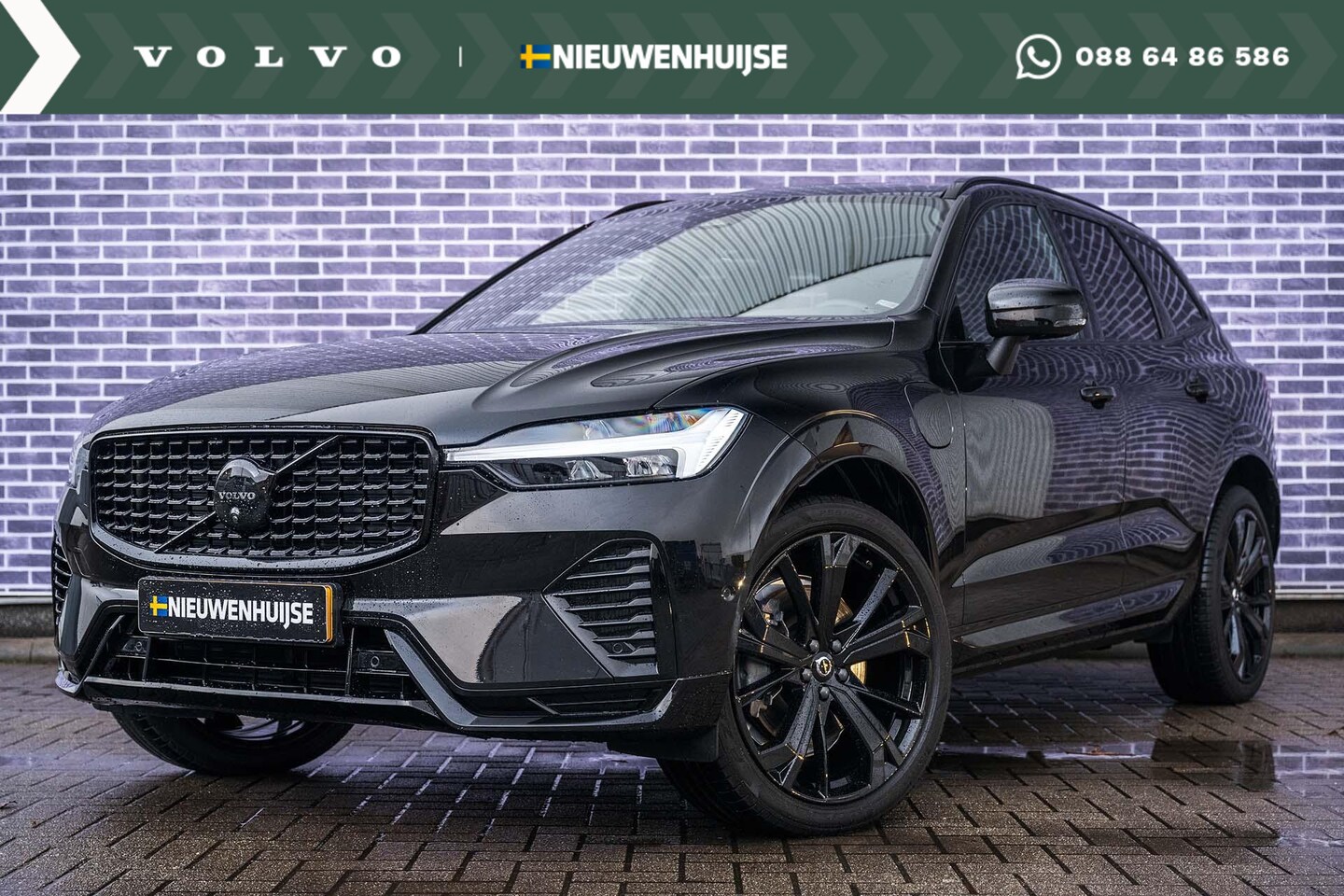 Volvo XC60 - T6 Recharge AWD Plus Black Edition Long Range | 360° Camera | Verwarmbare voorruit | Elekt - AutoWereld.nl