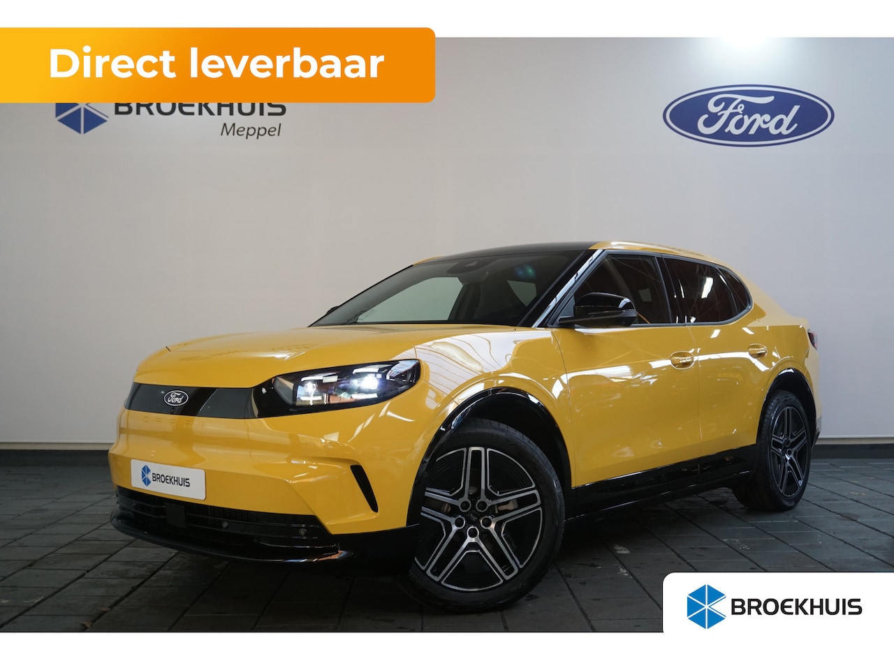 Ford Capri - Premium Extended Range RWD 77 kWh | Vivid Yellow | 20" LMV | Driver assistance pack | Pano - AutoWereld.nl