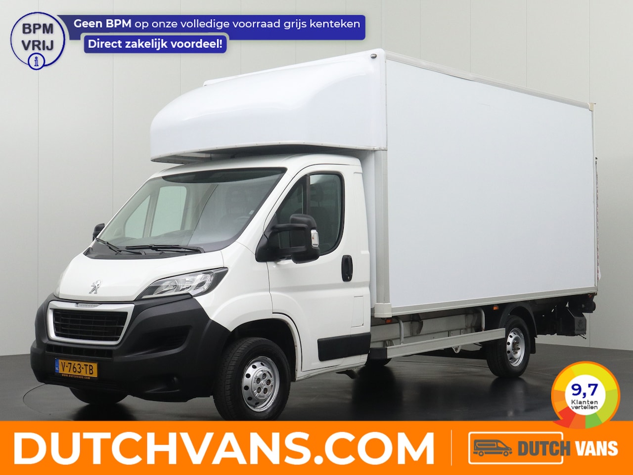 Peugeot Boxer - 2.0BlueHDI 130PK Bakwagen+Laadklep | Navigatie | Camera | Dakspoiler - AutoWereld.nl