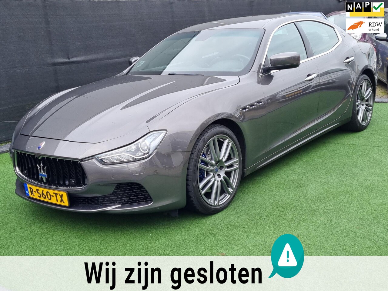 Maserati Ghibli - 3.0 S Q4 Sport CARBON PAKKET! - AutoWereld.nl