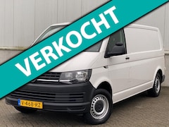 Volkswagen Transporter - 2.0 TDI L2H1 DC NAP I 1e EIGENAAR I DEALER ONDERHOUDEN I AIRCO I KASTINRICHTING I APK