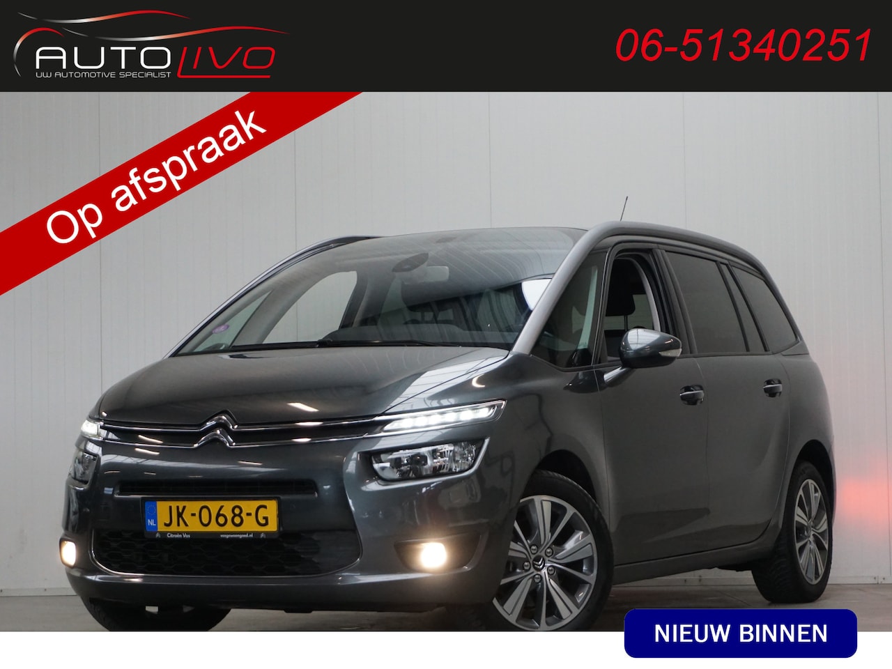 Citroën Grand C4 Picasso - 1.6 e-THP Business 165 PK! AUTOMAAT! NAVI CLIMA PDC CRUISE 7 ZITS! - AutoWereld.nl