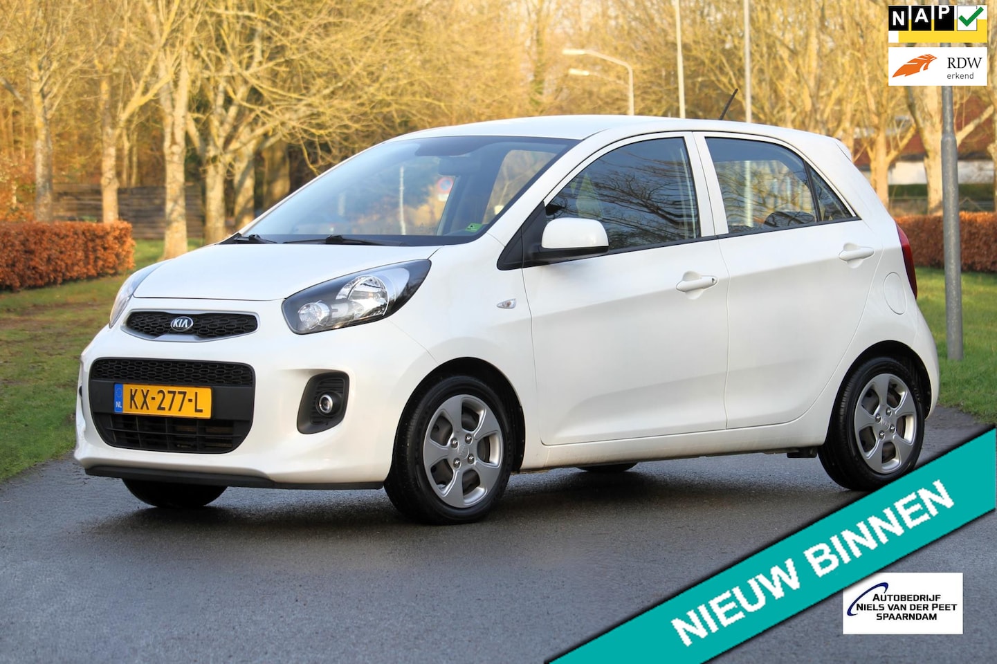 Kia Picanto - 1.0 CVVT Summer Edition / 1e eigenaar / Slechts 39.000 km. / Airco / Volledig dealer onder - AutoWereld.nl