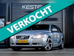 Volvo V70 - 2.0 D4 163 PK 5-CIL AUT 3xR-Edition TREKHAAK/LEDER/CRUISE/STOELVERWARMING