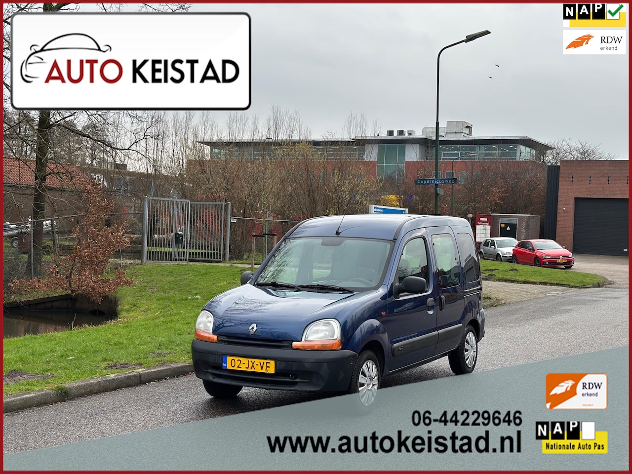 Renault Kangoo - 1.6-16V 2x SCHUIFDEUR/ 1 JAAR APK! ORIGINELE KILOMETERS! - AutoWereld.nl