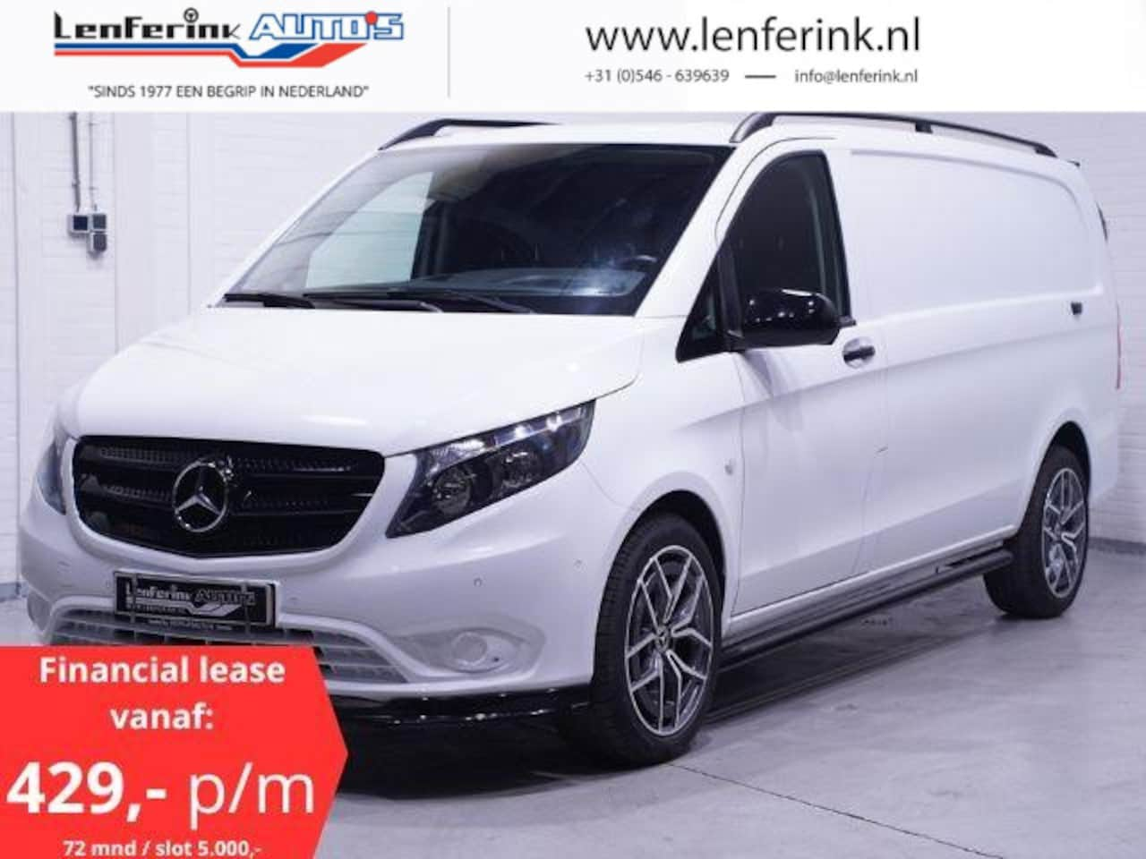 Mercedes-Benz Vito - 116 CDI 163 pk XL Black&White Edition Navi, 19" AMG Wielen, Camera, Spoiler Pakket, PDC V+ - AutoWereld.nl