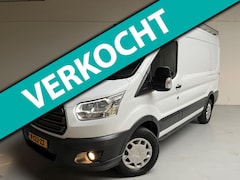 Ford Transit - 350 2.0 TDCI 130pk L2H2 3Persoons Trend Imperiaal + trap, Omvormer 230V, Trekhaak, Eerste