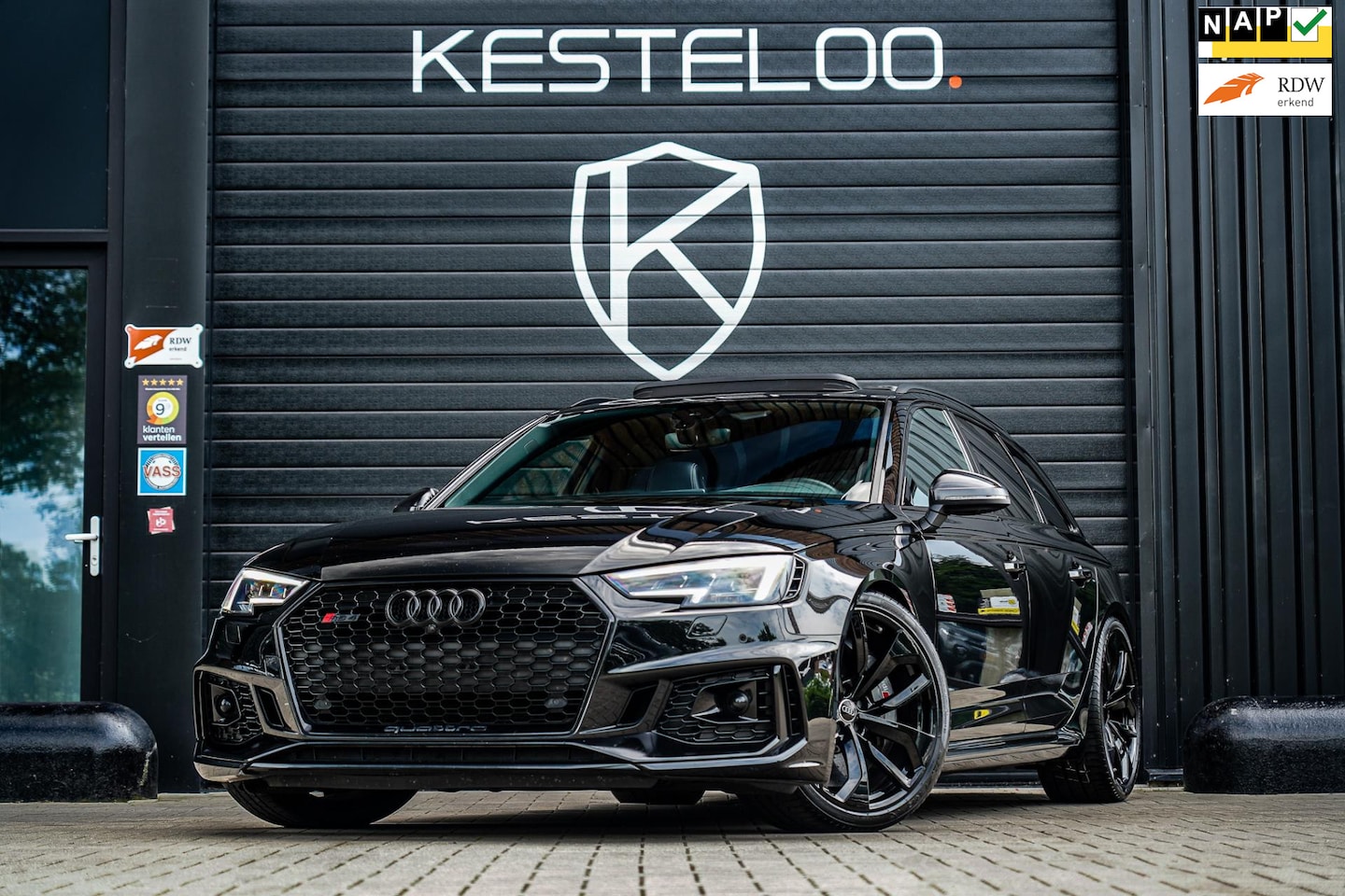 Audi RS4 - Avant 2.9 V6T Quattro KERAMIEK/PANO/DYNAMIC/360/HUD/MASSAGE/ACC/B&O/CARBON - AutoWereld.nl