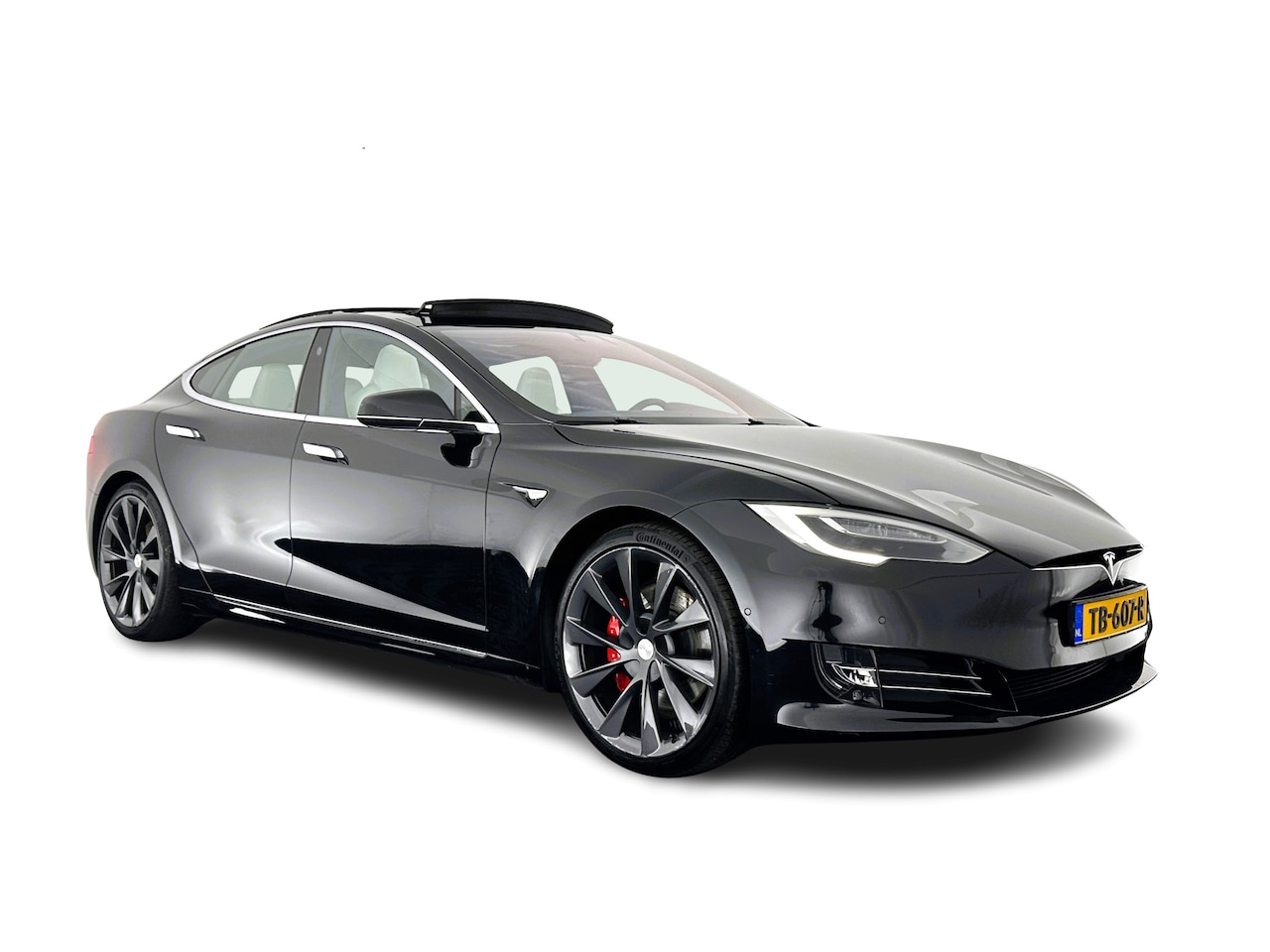 Tesla Model S - 100D Performance (INCL-BTW) * PANO | NAPPA-VOLLEDER | AUTO-PILOT | ADAPTIVE-CRUISE |  FULL - AutoWereld.nl