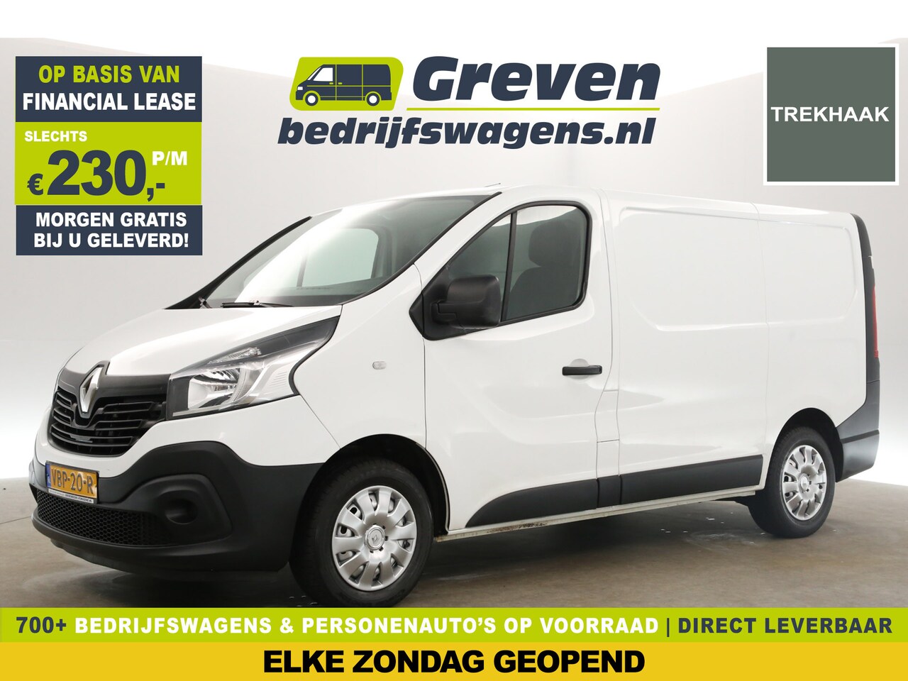 Renault Trafic - 1.6 dCi T29 L1H1 Airco Cruise Navi PDC Elektrpakket Trekhaak - AutoWereld.nl