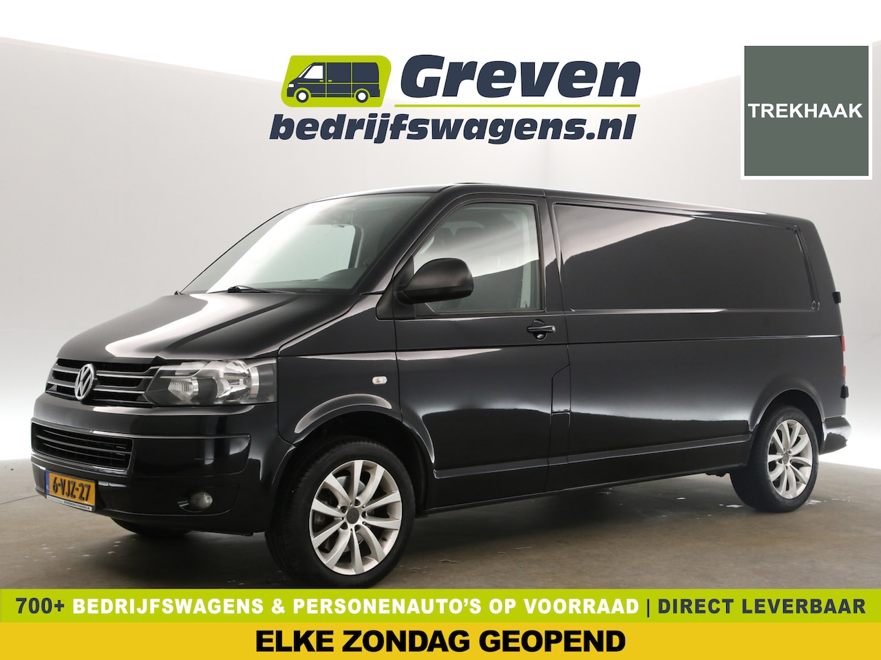 Volkswagen Transporter - 2.0 TDI L2H1 180PK Airco 3 Persoons Cruise Navigatie Trekhaak 18"LMV - AutoWereld.nl