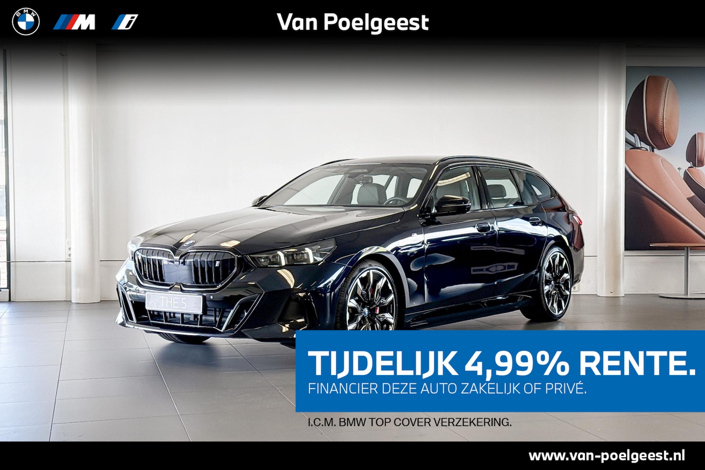 BMW i5 Touring - eDrive40 M Sport Edition 84 kWh | Stoelventilatie | Harman Kardon | Driving Assistant Pro - AutoWereld.nl