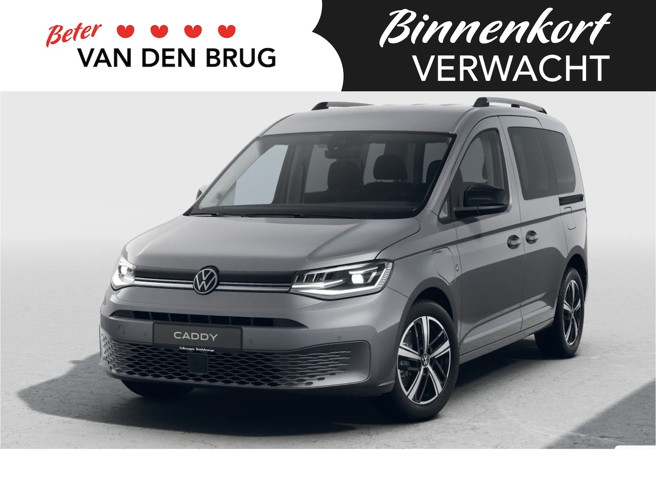 Volkswagen Caddy - 1.5 TSI 115 PK Hybride Style | Elek. achterklep & deuren | Trekhaak | Stoelverwarming | - AutoWereld.nl