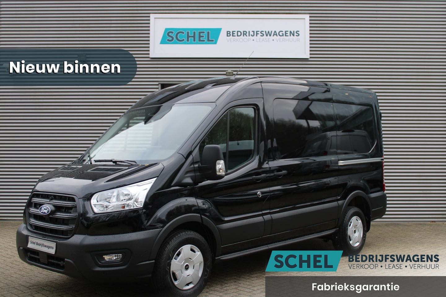 Ford Transit - 350 2.0 TDCI L2H2 Trend 165pk - Facelift - 2x Schuifdeur - Adaptive Cruise - Navigatie - B - AutoWereld.nl