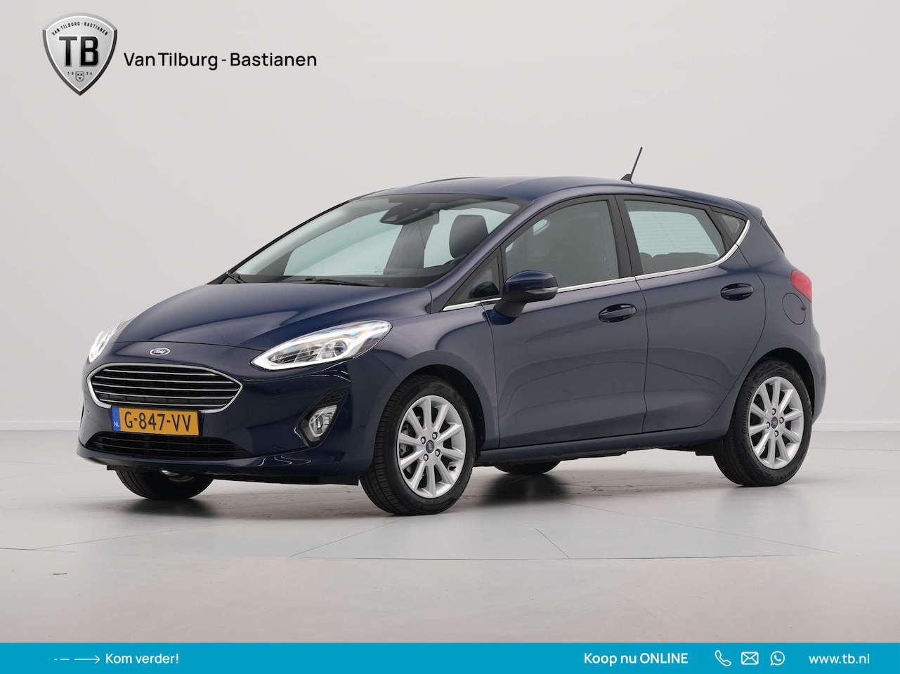 Ford Fiesta - 1.0 EcoBoost Titanium Navigatie Pdc Clima Cruise - AutoWereld.nl