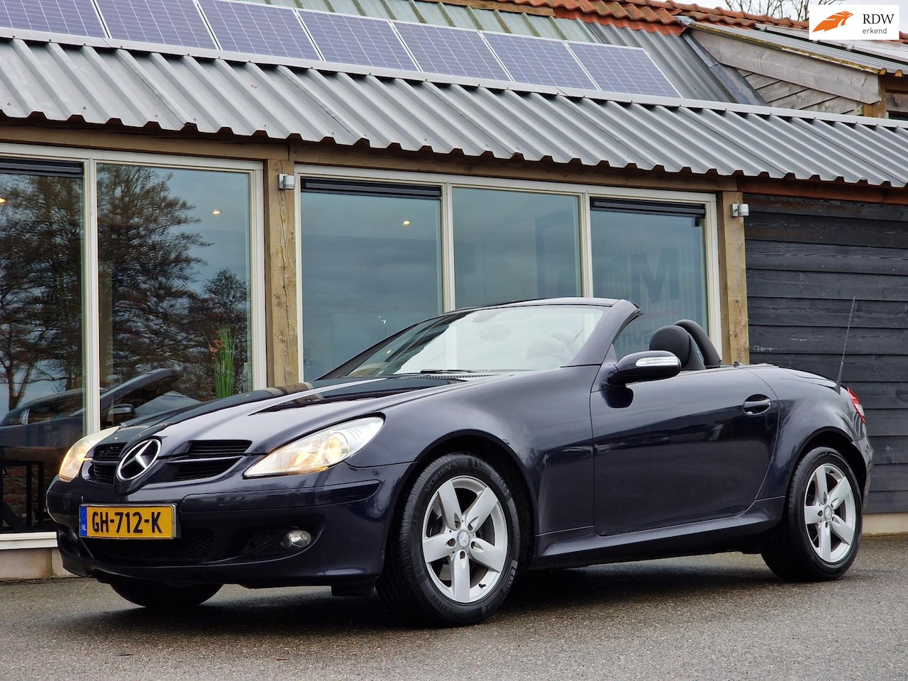 Mercedes-Benz SLK-klasse - 200 K. 200 K. (Leder / Cruise control / Stoelverwarming / Nekverwarming / Parkeersensoren) - AutoWereld.nl