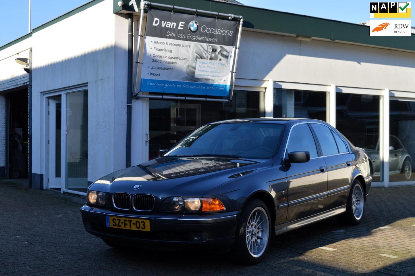 BMW 5-serie - 535i Executive 8 cil./1e Lak/Org.NL/historie bekend/goede conditie - AutoWereld.nl