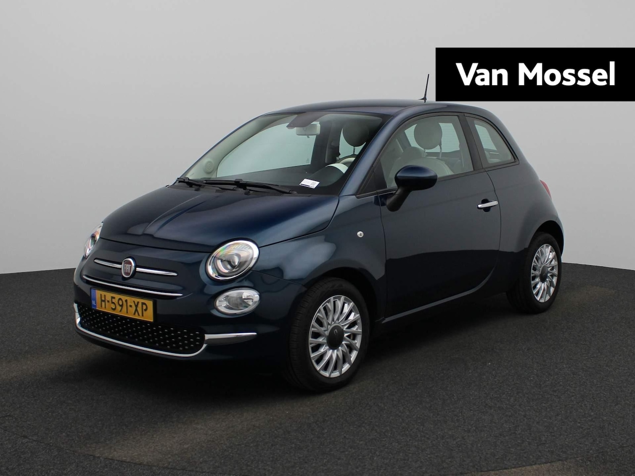 Fiat 500 - 1.0 Hybrid Lounge | Airco | Navigatie | Parkeersensoren | Cruise Controle | - AutoWereld.nl