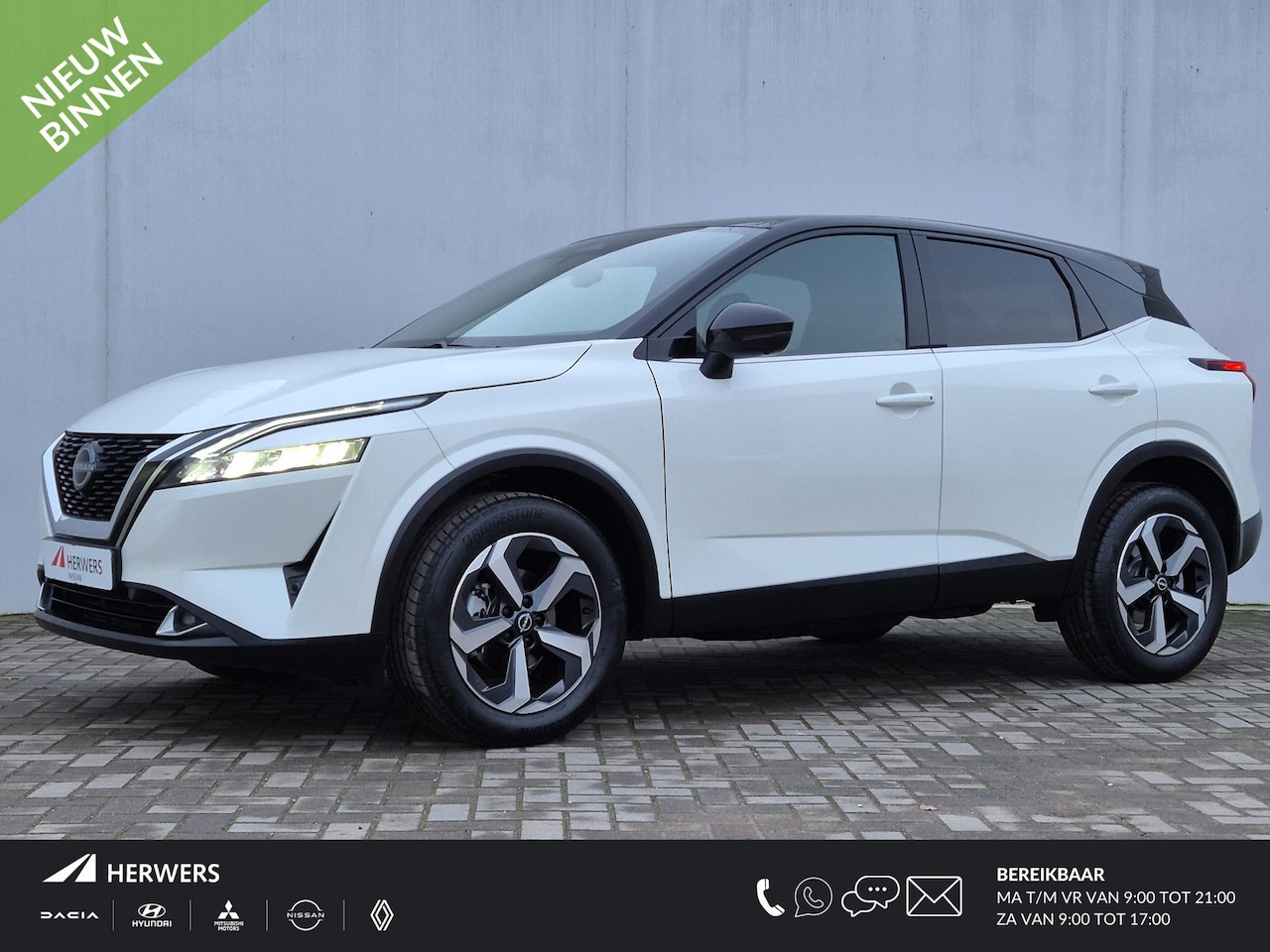 Nissan Qashqai - 1.3 MHEV Xtronic N-Connecta / Cold Pack / Two Tone / Stuur- en Stoelverwarming / Trekgewic - AutoWereld.nl